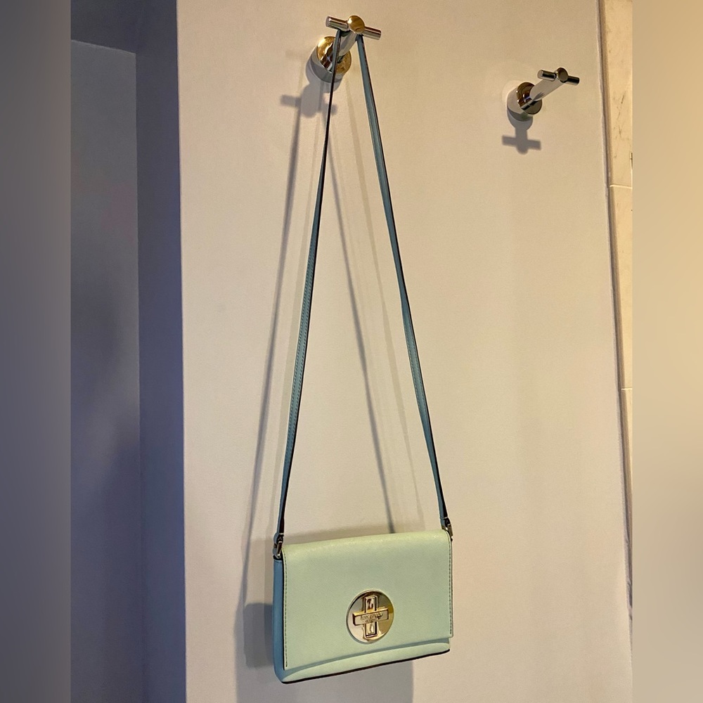 *GUC* Kate Spade light blue crossbody purse